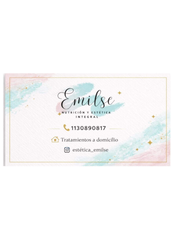 TARJETA PERSONALIZADA PARA PROFESIONALES